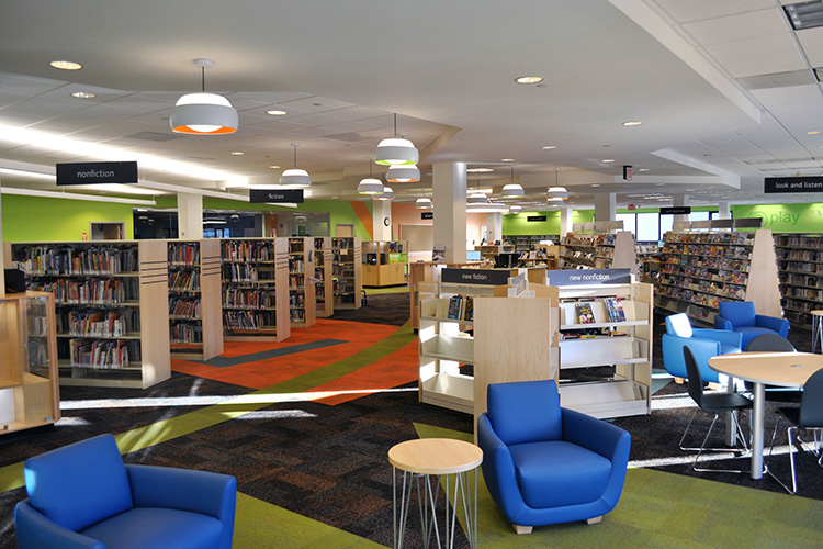 Library photo interior